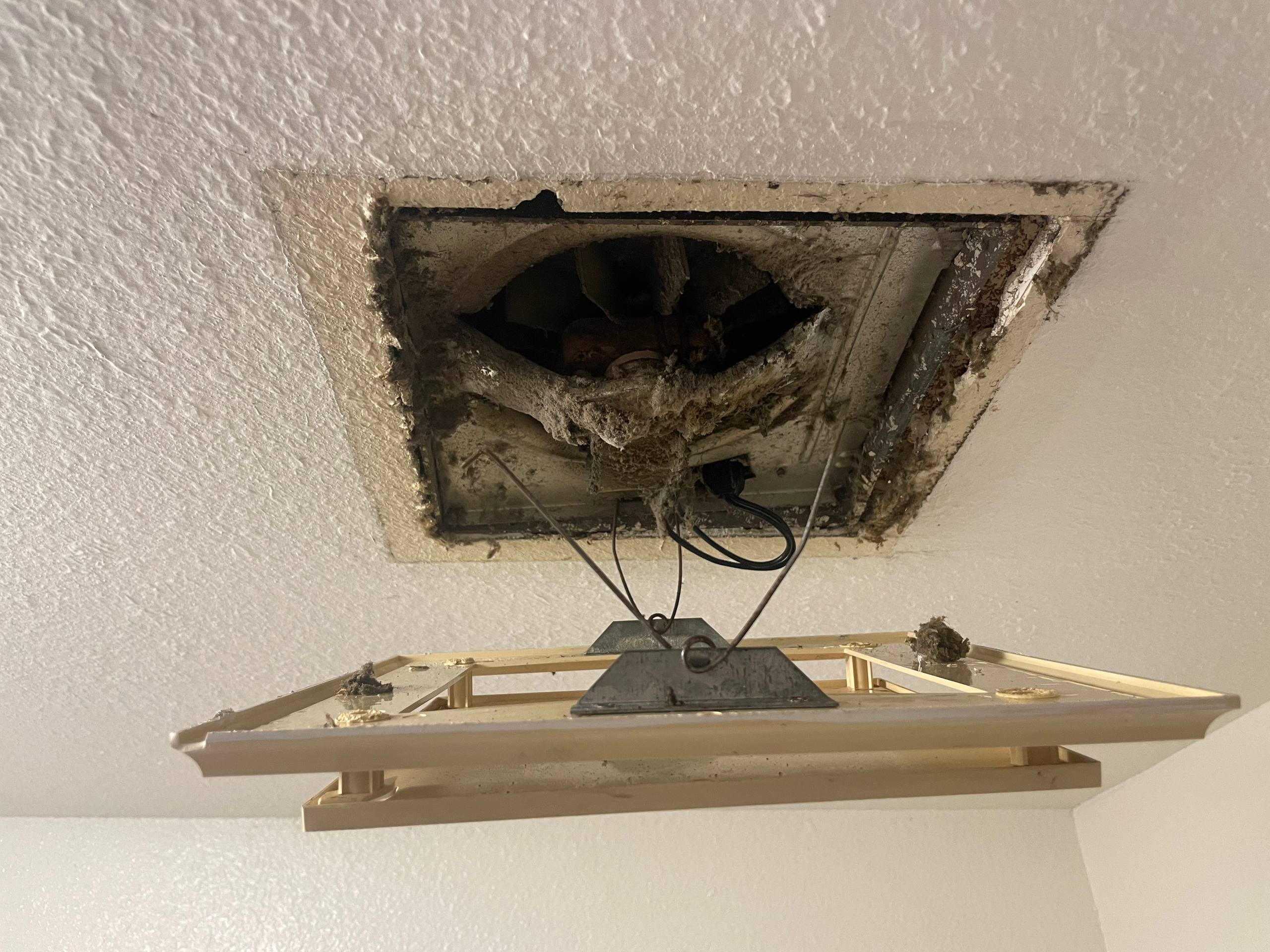 Before: old panel and wiring