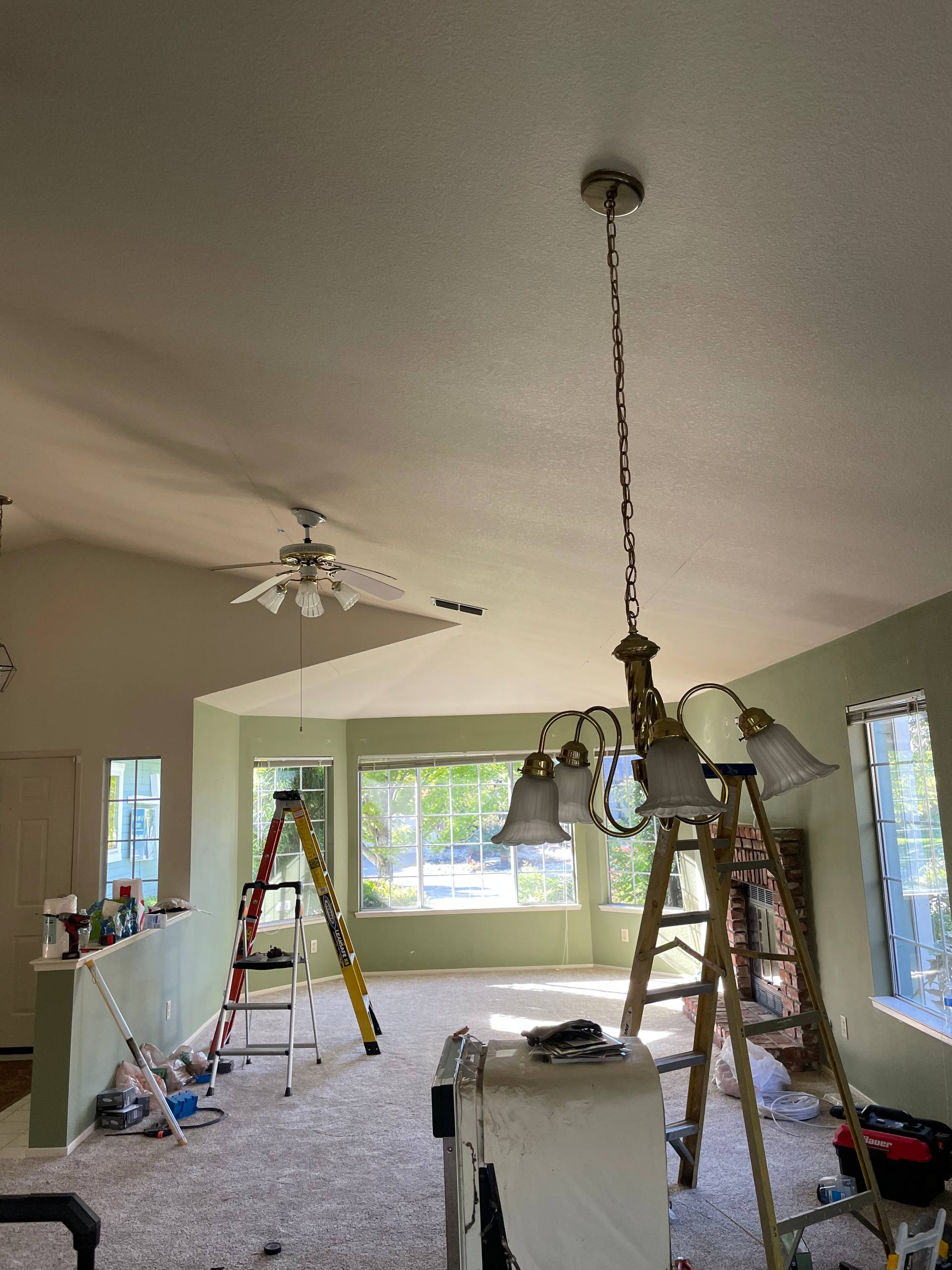 Chandelier install