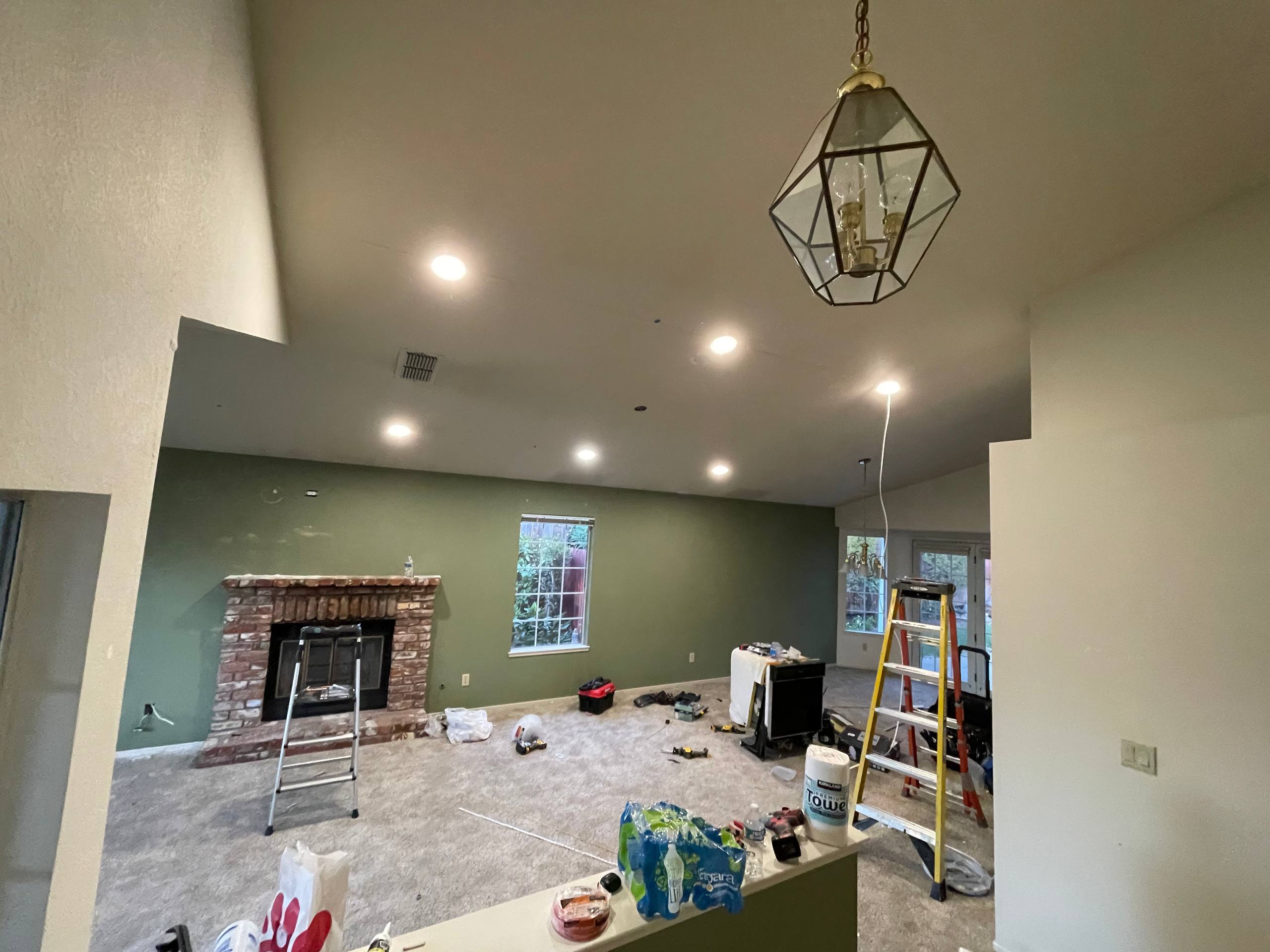 Professional lighting installation